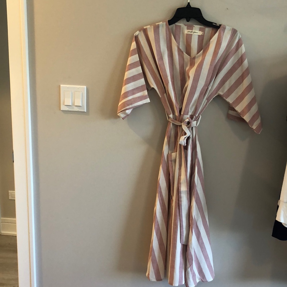 NWOT Roolee linen dress